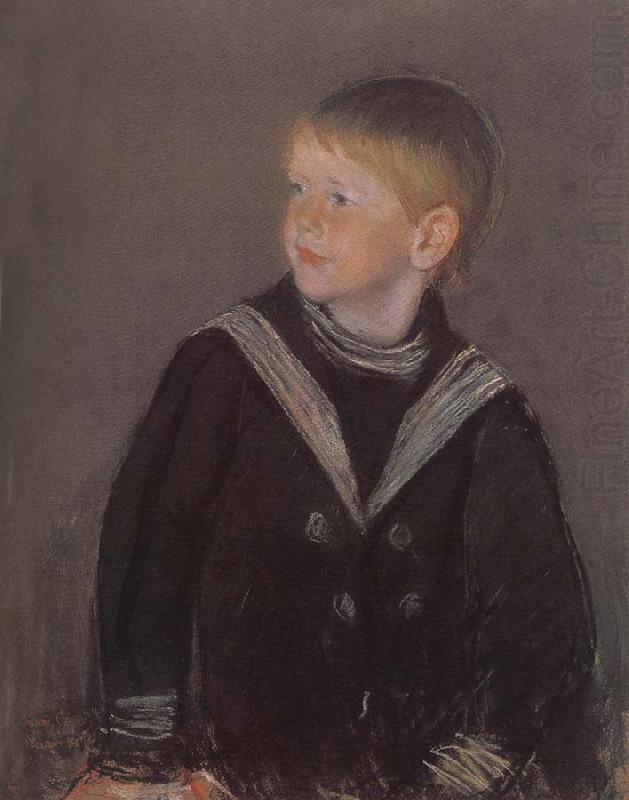 Mary Cassatt Boy wearing the mariner clothes china oil painting image